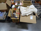 DRY WALL TOOLS, DROP CLOTHS, FISH TAPE, HARD HAT, HARDWARE, PAINT SUPPLIES, LIFTING STRAPS & MISC