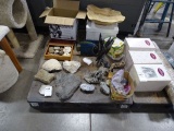 FOSSIL ROCKS, CORAL, POLISH ROCKS, BLACK ROCKS, ARROW HEADS & WOOD BOWL
