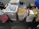 WHISKER BASKETS, PAPER SHREDDERS, BOOKS, HAIR DRYER & MISC