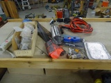 ADJ WRENCH PARTS, SURVEY FLAGS, CORDS, BUCKET HEATER X1 LOT