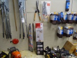 HEDGE TRIMMERS, SAW BLADES & ORGANIZERS X1