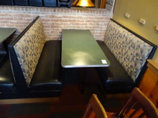 BOOTHS W/TABLES 6 SEATER (X2)