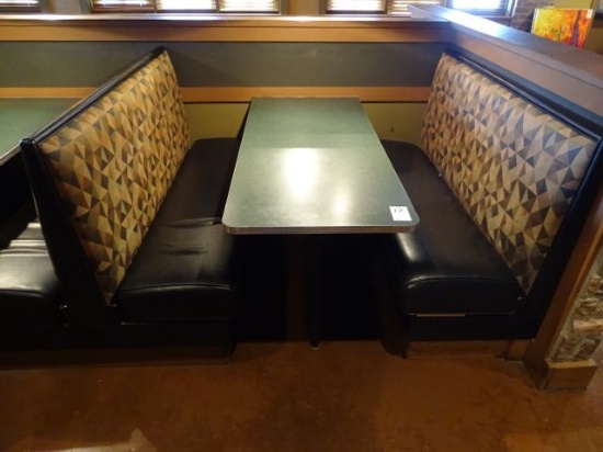 BOOTHS W/TABLES 6 SEATER (X2)