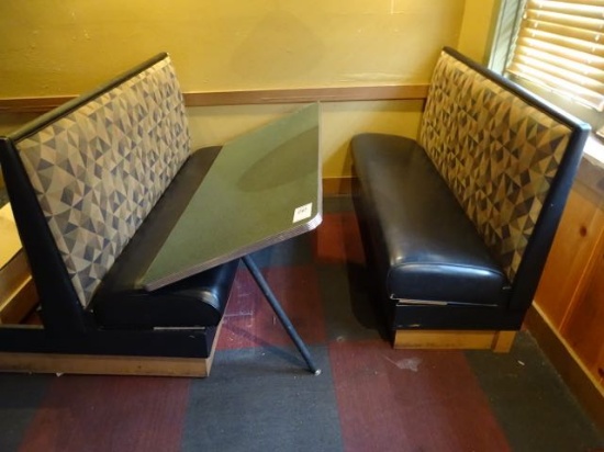 BOOTHS W/TABLES 6 SEATER (X2)