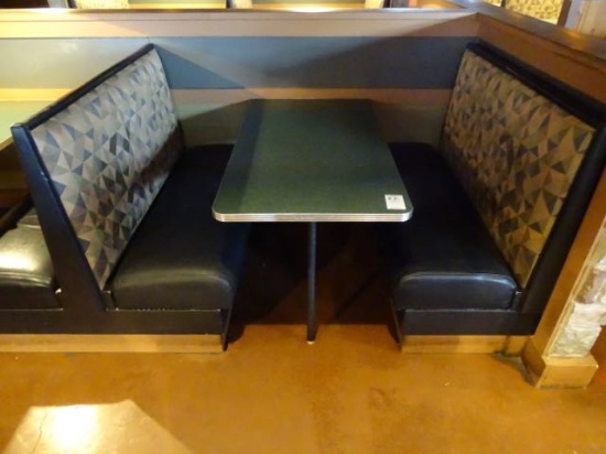 BOOTHS W/TABLES 4 SEATER (X2)