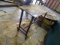 METAL WORK TABLE CASTERED 48” X 20”