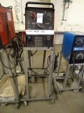 LINCOLN SQUAREWAVE TIG WELDER MD 175 W/STAND NEEDS GROUND WIRE