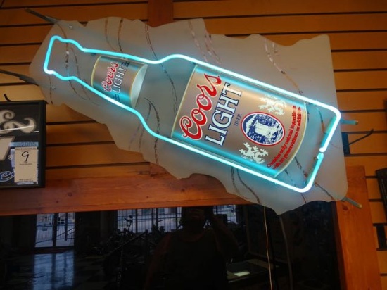 COORS LIGHT NEON