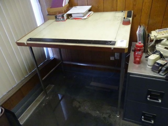 DRAFTING TABLE W/ACC.