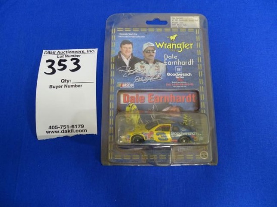 DALE EARNHARDT WRANGLER JEAN/GOODWRENCH SERVICE PLUS 1/64 SCALE STOCK CAR LIMITED EDITION