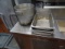 S/S PANS (X17) NEED TO BE WASHED & 1 POT & 4 SHEET PANS