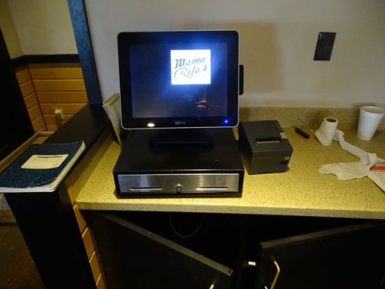 POS SYSTEM W/4 STATIONS & PRINTER