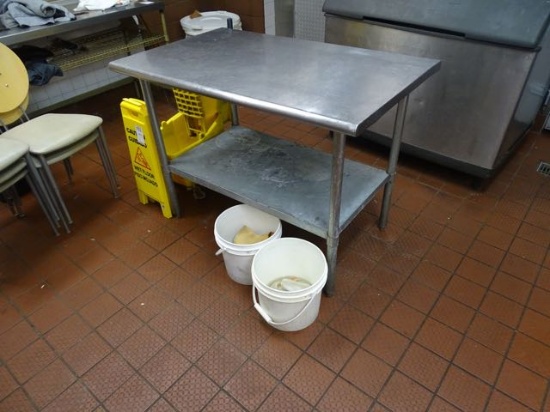 S/S TABLE 48” X 30”