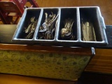 SILVERWARE W/HOLDER