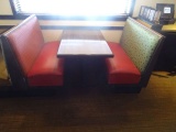 BOOTH W/TABLE  & CHAIRS (X5)