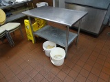 S/S TABLE 48” X 30”
