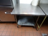 S/S TABLE 36” X 30”