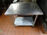 S/S TABLE 36” X 24”