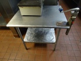 S/S TABLE W/OPENER 36” X 30” W