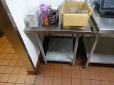 S/S TABLE 30” X 30”