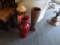 STONE JAR, OX BLOOD & VASE (X3) RETAIL $160