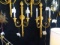 ITALIAN GOLD LEAF SCONCES (X2)  RETAIL $1600