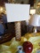 LAMP JOHN RICHARD METAL GLASS  RETAIL $722