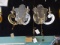 JOHN RICHARD SCONCES MIRRORED 2/LIGHT (X2)  RETAIL $420