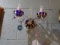 SCONCE CRYSTAL W/24KG CHECK 2/LIGHT  RETAIL $850
