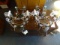 SCONCES METAL & CRYSTAL 2/LIGHT (X2)  RETAIL $298