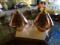 PENDANT LIGHTS COPPER 2/LIGHT (X2)  RETAIL $95