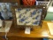 PORCELAIN BRASS TRAY  RETAIL $345