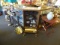 L SHAPED DISPLAY W/GLASS SHELF NO CONTENTS  RETAIL