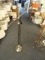 SILVER FLOOR LAMP  RETAIL $175