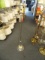 SILVER FLOOR LAMP  RETAIL $150