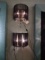 SCONCES NICKEL W/SILK STRING 2/LIGHT  RETAIL $267