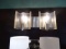SCONCES BATHROOM NICKEL 2/LIGHT  RETAIL $190