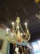 CHANDELIER METAL & WHITE WASHED 6/LIGHT  RETAIL $1200