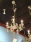 CHANDELIER METAL PINK & GREEN 5/LIGHT  RETAIL $398