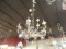 CHANDELIER METAL PINK & GREEN 9/LIGHT  RETAIL $622
