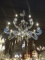 CHANDELIER SILVER W/MIRRORS 8/LIGHT  RETAIL $2200