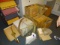 GLOBES, BOXES, LAMP PARTS & MAGAZINES (X11)