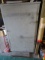 1 DOOR CABINET W/CRYSTAL & BRASS LAMP PARTS