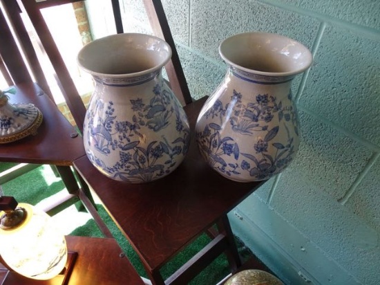 ASIAN VASES  (X2)  RETAIL $120