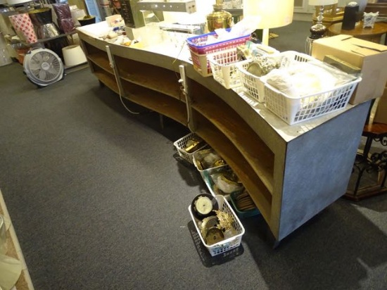 SERPENTINE SHAPED COUNTER
