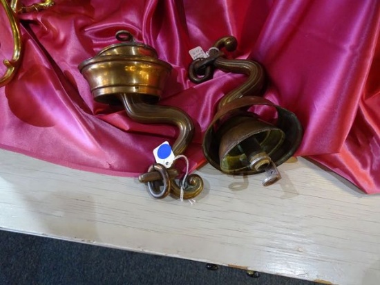 BRONZE WALL BRACKETS (X2)  RETAIL $50