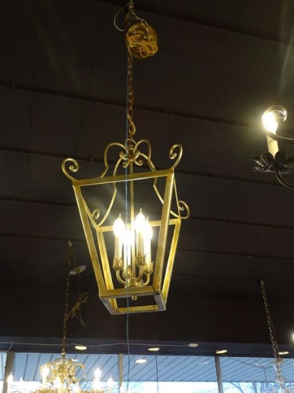 CHANDELIER ITALY HAND CRAFTED 4/LIGHT  RETAIL $1125