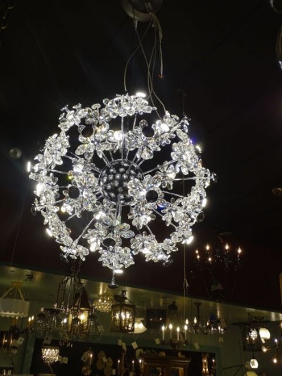 CHANDELIER SPUTNICK LED MULTI LIGHT  RETAIL $2000