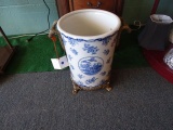 UMBRELLA PORCELAIN BRASS HOLDER  RETAIL $1200