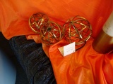 BRASS ORBS (X3)  RETAIL $25